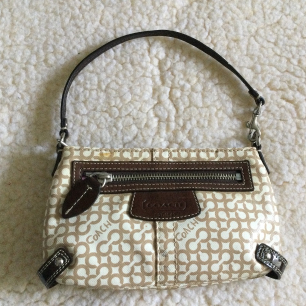 Coach Authentic & Lovely purse pouchette convertible strap RARE - Picture 10 of 10